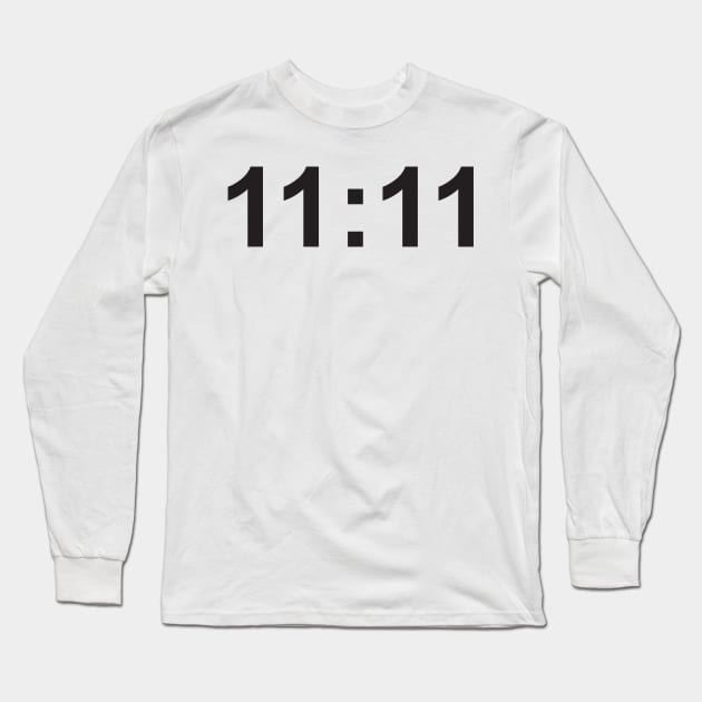 Angel Number 1111 Long Sleeve T-Shirt by lawofattraction1111